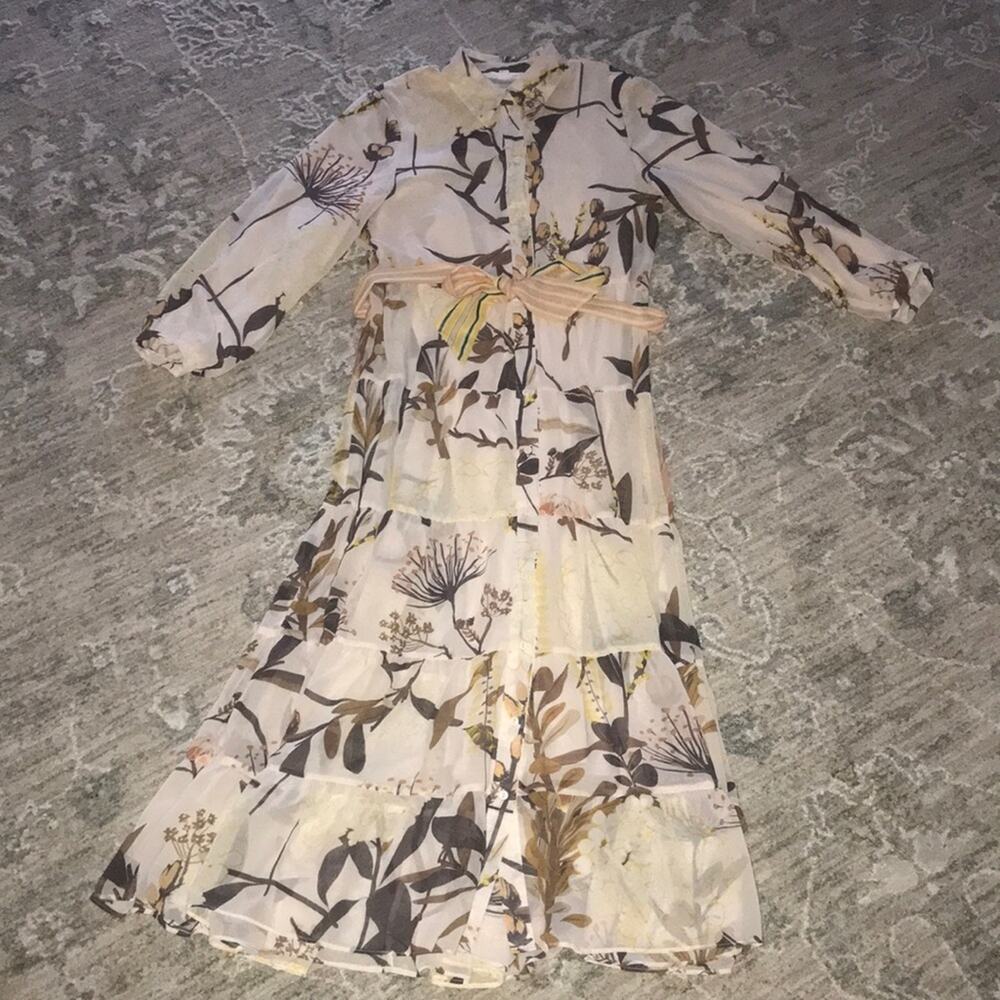 Downeast Floral Maxi Dress